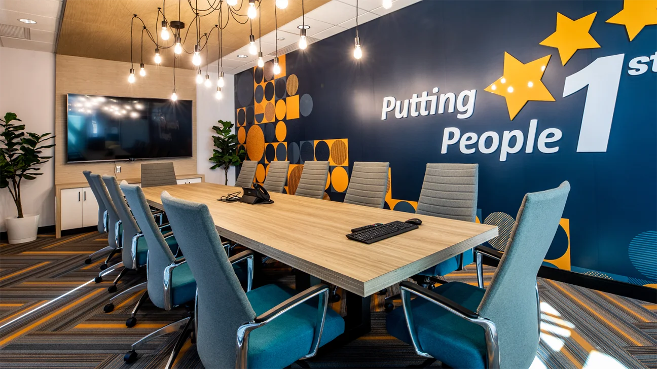 Commercial cabinetry for offices