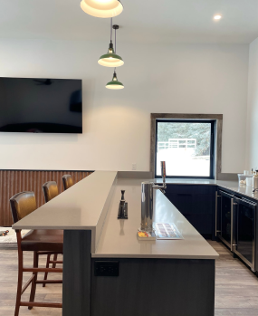 wet bars and man caves