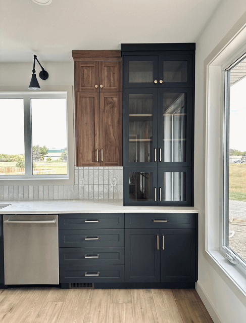 premium finishes custom design cabinetry Southern Alberta