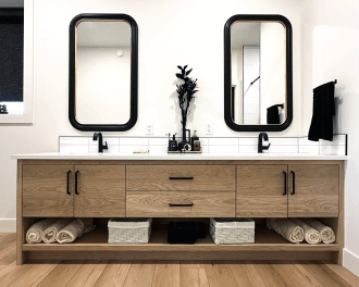 Custom bathroom vanities