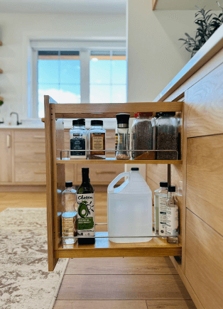 custom kitchen drawer