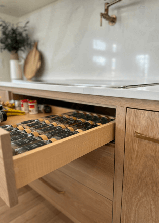 kitchen spice drawer