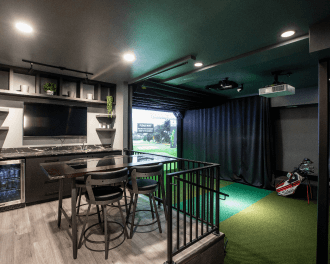 man cave cabinetry