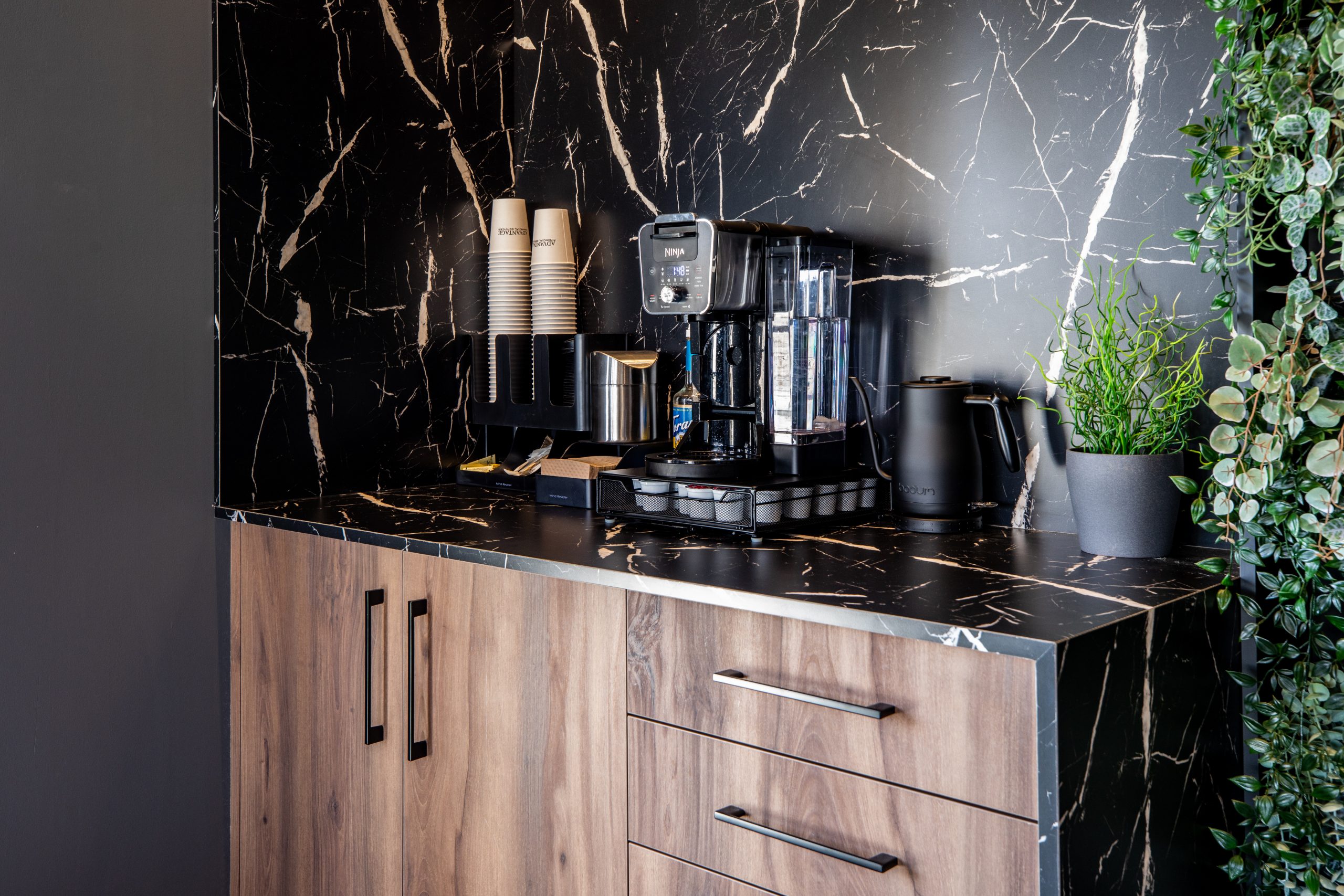 Custom commercial coffee bar Lethbridge