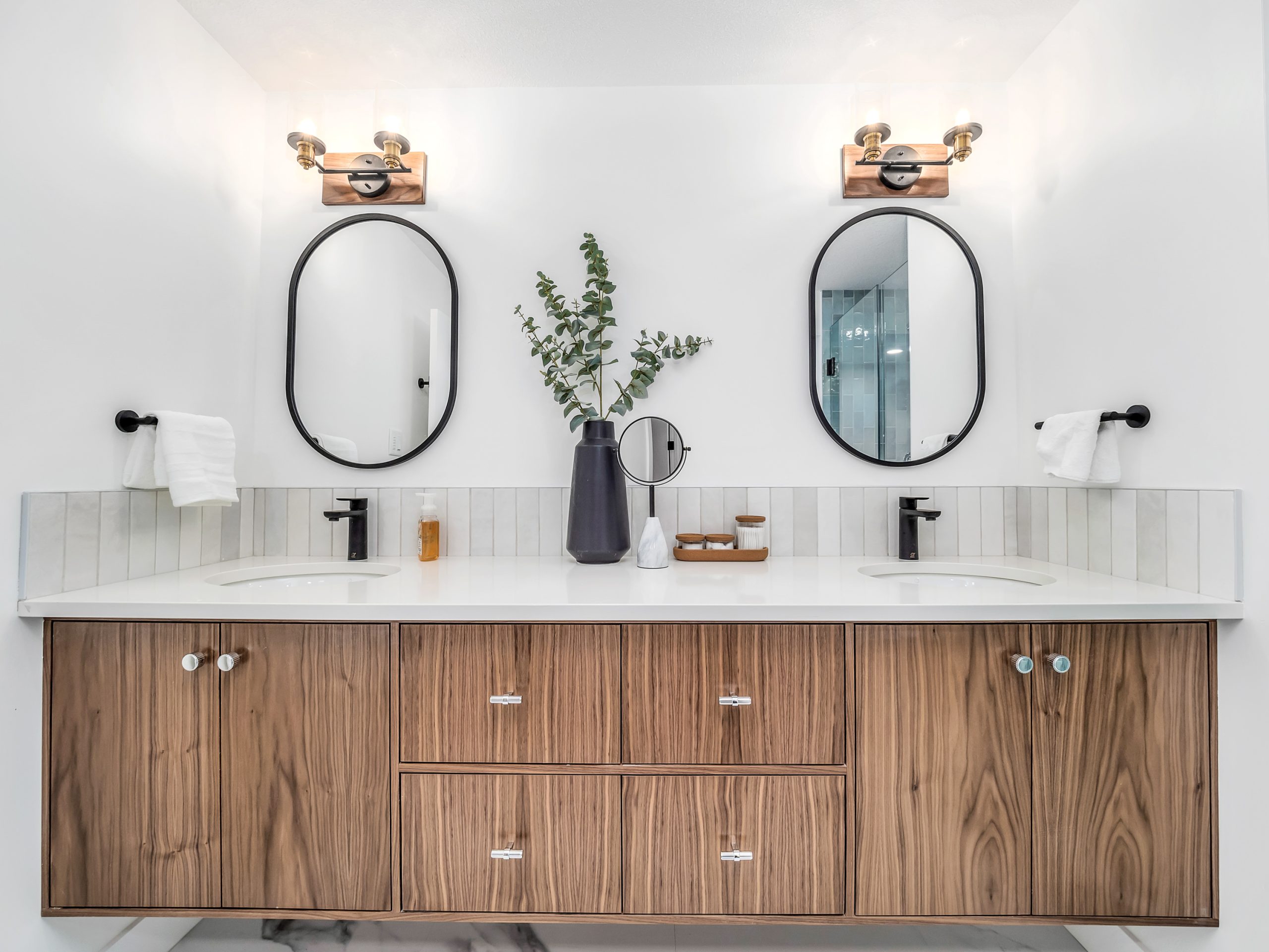 CUstom Bathroom vanities AirBnB