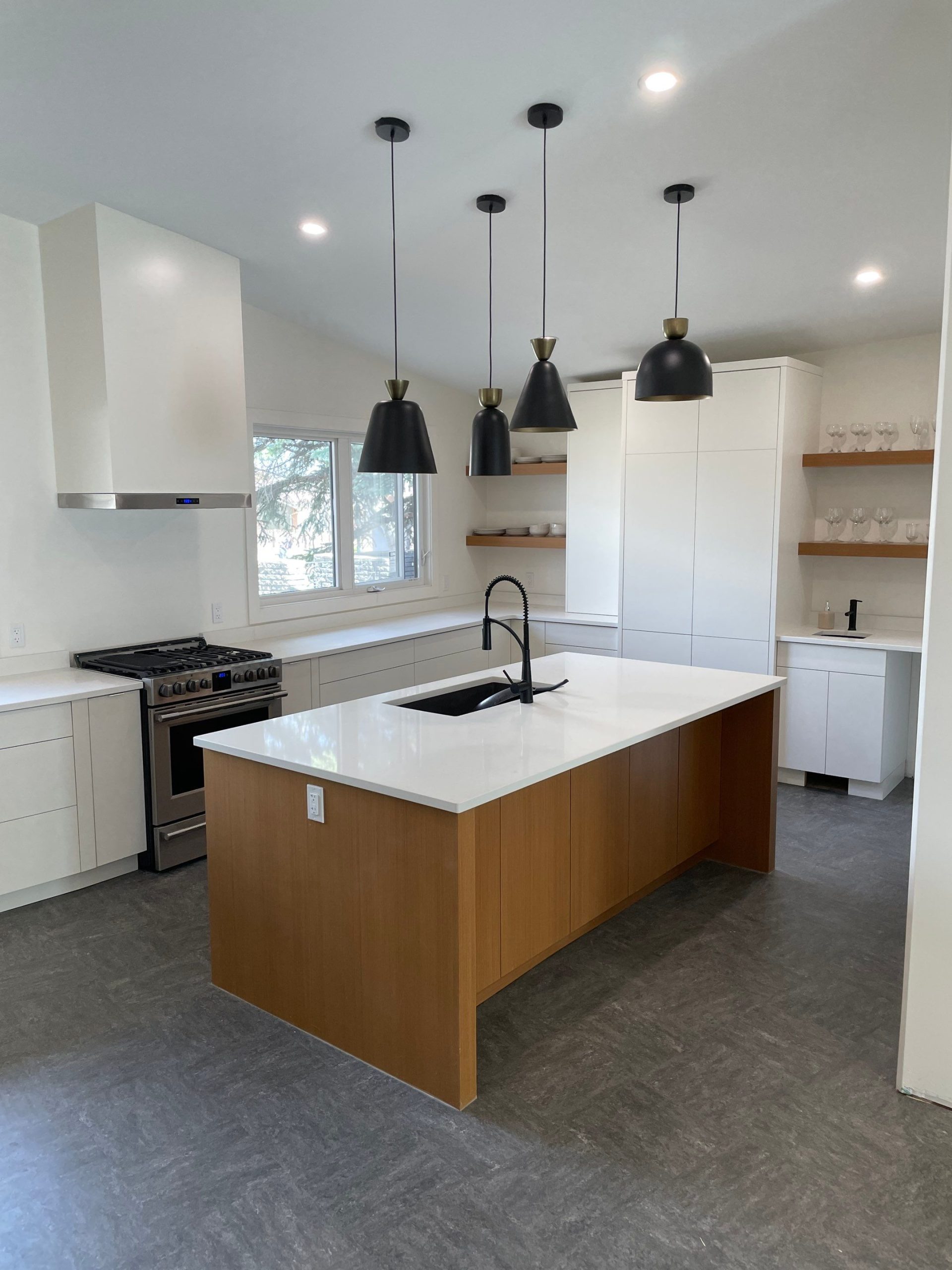 custom kitchen cabinets with island
