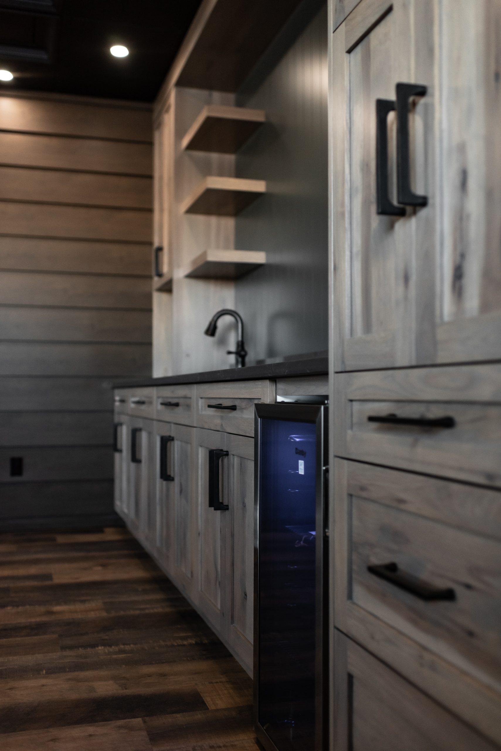 custom commercial office kitchen cabinetry